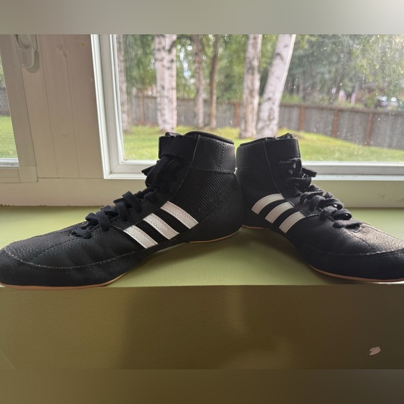 adidas Other - Adidas Men's Black and White Wrestling Shoes